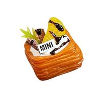 THINCAN Realistico Miniatura Dolci Danesi 1/12 Scala Dollhouses Home Accessori Portatile Per Giochi Creativi E Resina Decorativa Dollhouses Food