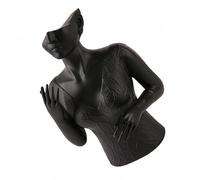 THINCAN Resina Reggiseno Still Elegante Busto Manichino Per L'Esposizione Di Gioielli Collane Orecchini E Cappelli Gioielli Rappresentazione Manichino
