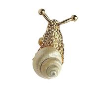 THINCAN Resortstili, anelli a lumaca oversize alla moda, per vacanze e abbigliamento non forzato, design a lumache, come descritto