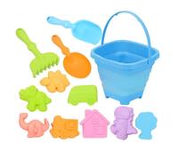 THINCAN Sabbia giocattolo da spiaggia giocattolo con pala dei cartoni animati auto castelli di sabbia giocattolo vasca da bagno giochi d'acqua giocattolo educativo per bambini