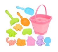 THINCAN Sabbia giocattolo da spiaggia giocattolo con pala dei cartoni animati auto castelli di sabbia giocattolo vasca da bagno giochi d'acqua giocattolo educativo per bambini