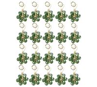 THINCAN Scintillante Fiore di Cristallo Perline Pendente di Perle di Cristallo Appariscenti Ornamento Della Collana Delle Donne Alla