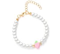 THINCAN Semplici collane di perle di fragola con più strati versatili accessori per braccialetti per gite casual e celebrazioni quotidiane, D, come descritto, come descritto