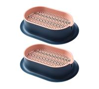 THINCAN Set di 2 fioriere per gatti, erba, kit per la crescita dell'asilo, adatto per interni e piante