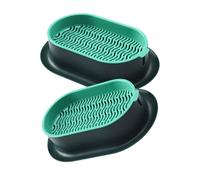 THINCAN Set di 2 fioriere per gatti, erba, kit per la crescita dell'asilo, adatto per interni e piante