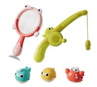 THINCAN Set di giocattoli da pesca magnetico con Light Up Animal for Kids Water Play incoraggiare il bagno di competenze motorie giocattolo giocattolo
