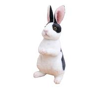 THINCAN Sitting/Squat Posture Coniglio Figura Soggiorno Home Decors Bambola Simulazione Multi Type Realistico Bella Mano Di Coniglio Fatto A Mano