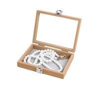 THINCAN sofisticato stoccaggio di gioielli con scomparti multipli orecchini scatola collana e anelli organizzatore elegante display di gioielli