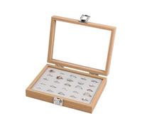 THINCAN sofisticato stoccaggio di gioielli con scomparti multipli orecchini scatola collana e anelli organizzatore elegante display di gioielli
