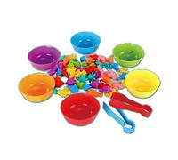 THINCAN Sorting Game Counting Toy per bambini colore cognizione giocattolo educativo precoce progetto prescolare matematica giocattolo regalo per bambini