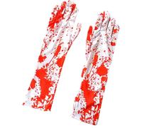 THINCAN Spaventoso Calze Macchiate Di Sangue, Guanti Per Halloween Costume Cosplay Carnival Party Maskequerade Puntelli Terribili Calze Sanguinate, Un paio di Halloween, Taglia unica