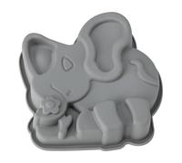 THINCAN Stampo in silicone per biscotti a forma di elefante per fanciulla per stampi a farfalla