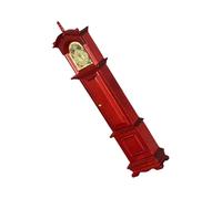 THINCAN Stile nostalgico nonno orologio modello in miniatura casa delle bambole conferisce fascino vintage a qualsiasi impostazione della stanza per giocare oggetti da collezione in miniatura