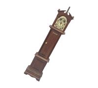 THINCAN Stile nostalgico nonno orologio modello in miniatura casa delle bambole conferisce fascino vintage a qualsiasi impostazione della stanza per giocare oggetti da collezione in miniatura