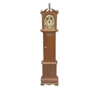 THINCAN Stile nostalgico nonno orologio modello in miniatura casa delle bambole conferisce fascino vintage a qualsiasi impostazione della stanza per giocare oggetti da collezione in miniatura