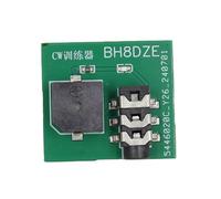 THINCAN Strumento di pratica con codice Morse Key Trainer con indicatori LED Piepers per tutte le abilità Morse Code Training