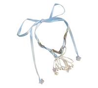 THINCAN Sweet Tie Up Star CHOKER - Collana con ciondolo a forma di farfalla, regolabile