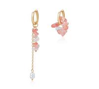 THINCAN Trendy Fashion - Set di gioielli decorativi in lega di cristallo di rosa, orecchini versatili, alla moda, minimalista, idea regalo, Taglia unica, come descritto, come descritto