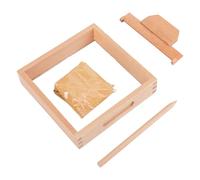 THINCAN Vassoio da disegno di sabbia creativa per lettera dei bambini e pratica dei numeri con penna in legno, ideale per l'assistenza educativa della prima infanzia per bambini Scrivi vassoio