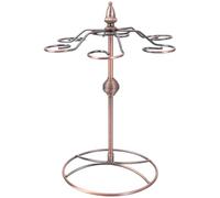 THINCAN Verso Appeso Bicchiere Da Vino Organizzatore Europeo Decorazione Mensola Per Sala Da Pranzo Salva 6 Ganci Porta Goblet Multifunzionale Vino Rack