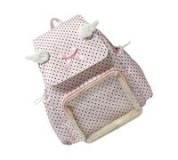 THINCAN Zaino funzionale trasparente alla moda, stile a punto, resistente, struttura in nylon, capiente, compagno di viaggio, con usura traspirante, a