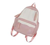 THINCAN, zaino per la scuola ergonomico, pratico, in nylon, per adolescenti, design ergonomico, resistente all'usura, diversi scomparti, alla moda, b