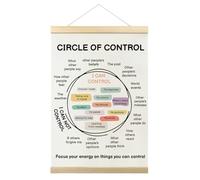 Things I Can Control, cornice da appendere per poster per la salute mentale, decorazione artistica da parete per terapia per ufficio, terapista, regali, consulenza e consulenza scolastica, 30,5 x 40,6