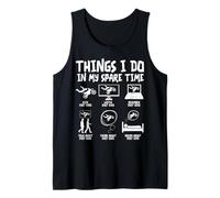 Things I Do in My Spare Time Funny Dirt Bike Motocross Biker Canotta