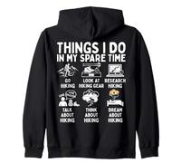 Things I Do in My Spare Time Hiking Lover Nature Felpa con Cappuccio