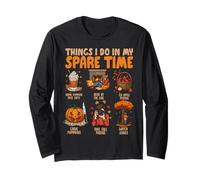 Things I Do in My Spare Time Pumpkin Fall Cozy Season Vibes Maglia a Manica