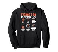 Things I Do In My Spare Time Soccer for Girls Soccer Player Felpa con Cappuccio