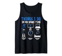 Things I Do in My Spare Time Soccer Funny Soccer Player Boy Canotta