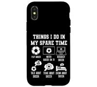 Things I Do in my Spare Time, Soccer Player Merch. Soccer Custodia per iPhone X/XS
