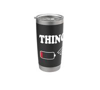 Things I Hate Batteria Scarica Nessun Wifi Giocatore Nerd Bicchiere termico in acciaio inox doppia parete