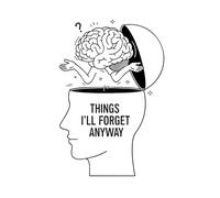 Things I’ll Forget Anyway - Clean Design Notebook: A clean black-and-white notebook for writing, planning, and daily journaling