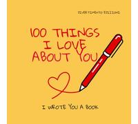 Things I Love About You: I Wrote You A Book. Fill in the Blank Gift Book. Anniversary Gifts for Couples, Her and Him. What I Love About You