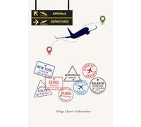 Things I Swore I'd Remember: 6"x9" Guided travel journal for 15 trips