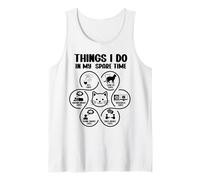 Things in My Spare Time - Divertente Amante dei Gatti Canotta