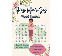Things Mom's Say: Word Search Puzzle