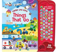 Things That Go: 50 Button Sound Book: Search & find book with 50 no (Board book)