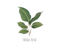 Things To Do: Volume Three - A Minimalist To-Do Notebook