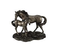 Things2Die4 Statua bronzata Cavalla e Puledro Wild Horses
