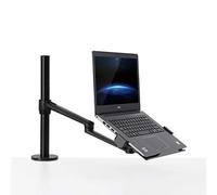 Thingy Club, supporto a doppio braccio per monitor e laptop, supporto da scrivania per schermi di computer fino a 30 pollici e laptop da 12 a 17 pollici