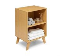 THINIA HOME Mobile modulare in bambù con 2 livelli, 70 x 45 x 35 cm, 7house