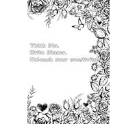 Think Big. Write Bigger. Unleash your creativity: Journal notebook with self-coloring cover, pefect for everyone who like painting.