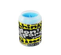 Think Dont Spare Me Time, spazzola portatile per la pulizia dei piedi degli animali domestici, in silicone, spazzola morbida per il bagno per cani di taglia media e grande