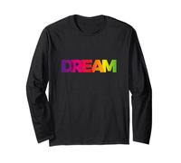 Think & Dream Big, Dream & Keep Dreaming Motivational Quotes Maglia a Manica