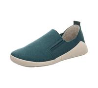 Think! Duene Home-Feltro di Lana sostenibile, Pantofole Donna, 8000 Petrolio Blu Station Wagon, 36 EU
