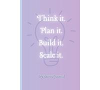 Think it. Plan it. Build it. Scale it. Dotted Business Dump Journal with Planning Index. From Brain Dump to Business Plan. Business Planner Journal. ... Freely, and Turn Notes into a Business Plan
