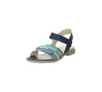 Think! Kamaa Lederfutter, Sandali Donna, Indigo Kombi 8000, 40 EU